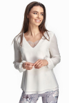 Блуза с кружевной вставкой - интернет-магазин Natali Bolgar