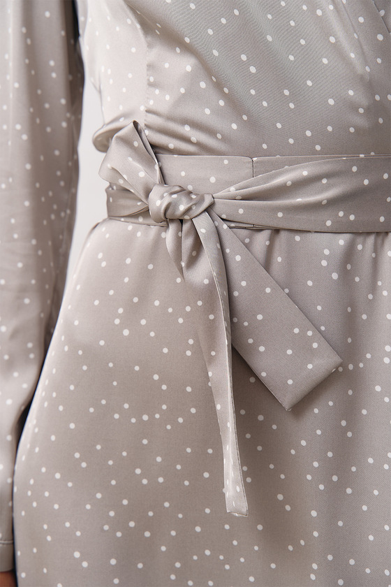 Сукня в горошок зі штучного шовку 4 - интернет-магазин Natali Bolgar