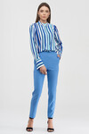 Блуза в полоску с широкими манжетами 4 - интернет-магазин Natali Bolgar