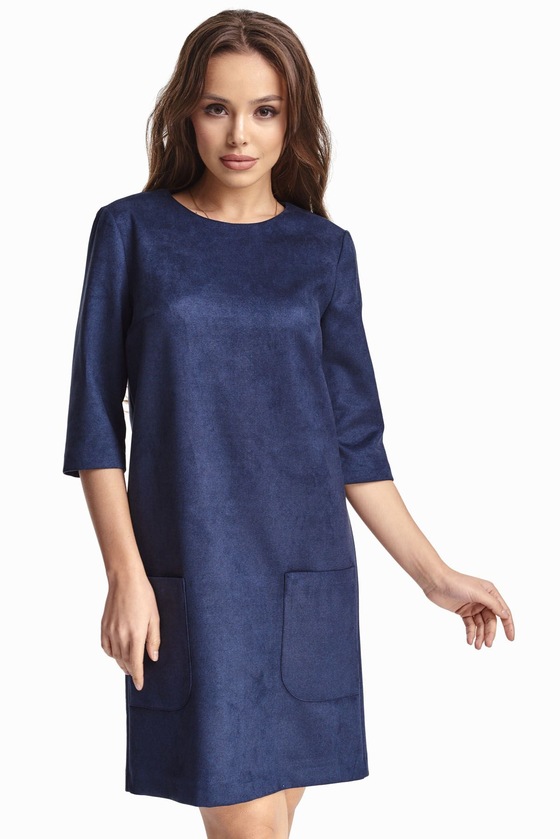 Платье тёмно- синего цвета - интернет-магазин Natali Bolgar