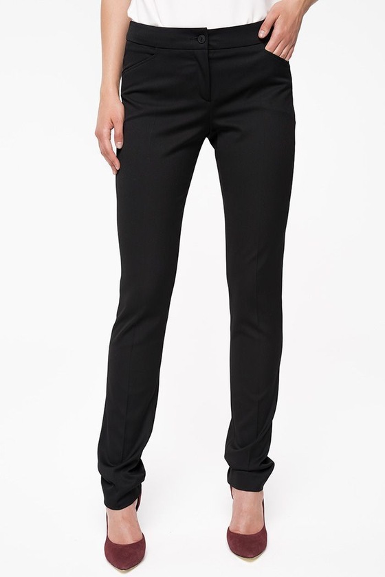 Базові брюки з кишенями чорного кольору 1 - интернет-магазин Natali Bolgar