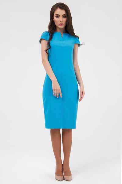 Платье лазурно-голубого оттенка  – Natali Bolgar