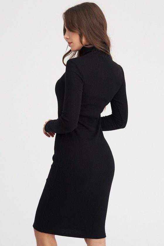 Платье-гольф черного цвета 2 - интернет-магазин Natali Bolgar