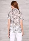 Блуза с абстрактным узором 1 - интернет-магазин Natali Bolgar