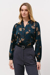 Блуза у квітковий принт зі штучного шовку - интернет-магазин Natali Bolgar