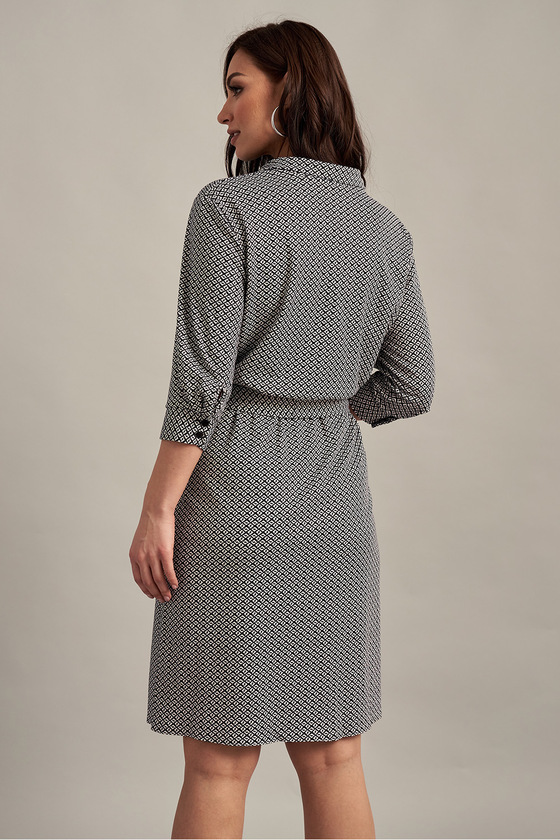 Платье-рубашка светло-серого цвета 2 - интернет-магазин Natali Bolgar