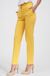 Зауженные брюки желтого цвета 2 - интернет-магазин Natali Bolgar