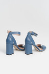 Босоножки голубого цвета 5 - интернет-магазин Natali Bolgar