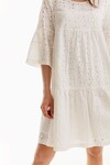 Платье с вышивкой и перфорацией 4 - интернет-магазин Natali Bolgar