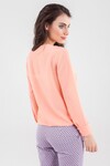 Блуза кораллового оттенка 1 - интернет-магазин Natali Bolgar