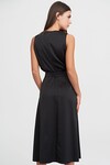 Платье с контрастной вставкой черного цвета 2 - интернет-магазин Natali Bolgar