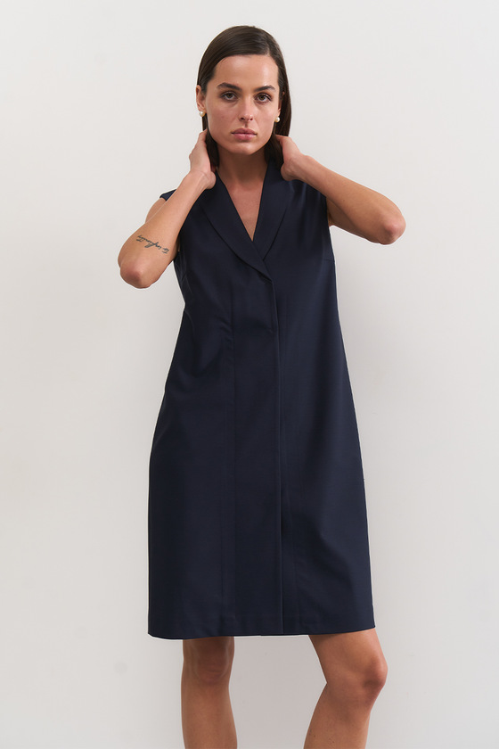 Синя сукня-жилет 2 - интернет-магазин Natali Bolgar