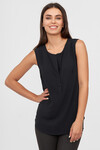 Блуза черного цвета  - интернет-магазин Natali Bolgar