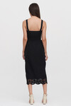 Платье черного цвета с вышивкой 2 - интернет-магазин Natali Bolgar
