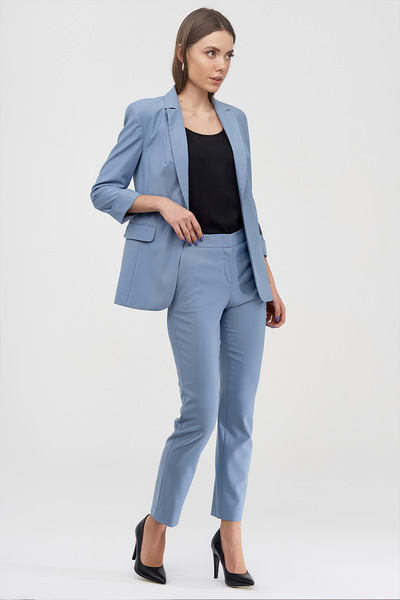 Классические брюки голубого цвета  – Natali Bolgar