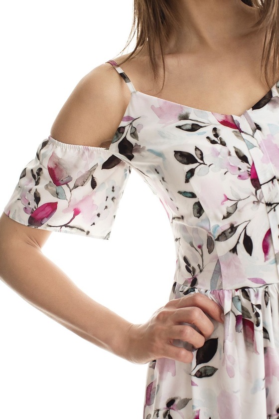 Платье с открытыми плечами 3 - интернет-магазин Natali Bolgar