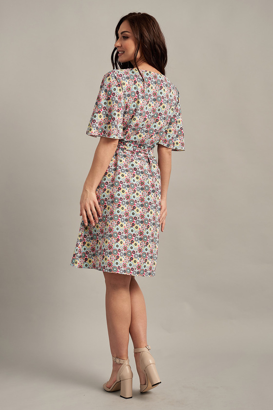 Свободное платье с цветочным принтом 4 - интернет-магазин Natali Bolgar