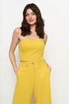 Укорочене бюстьє жовтого кольору - интернет-магазин Natali Bolgar