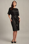 Платье чёрного цвета с поясом 5 - интернет-магазин Natali Bolgar