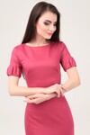 Платье-футляр ягодного оттенка 2 - интернет-магазин Natali Bolgar