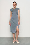 Платье с поясом в геометрический принт 4 - интернет-магазин Natali Bolgar