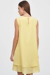 Платье А-силуэта желтого цвета 2 - интернет-магазин Natali Bolgar