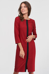 Сукня-футляр червоного кольору 1 - интернет-магазин Natali Bolgar