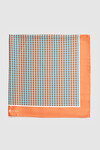 Легкий шелковый платок в принте - интернет-магазин Natali Bolgar