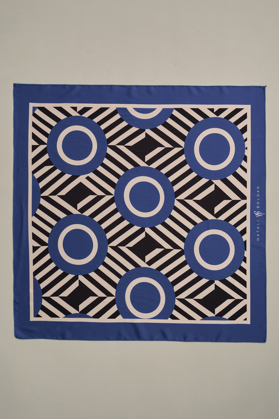 Шелковый платок в принте 2 - интернет-магазин Natali Bolgar