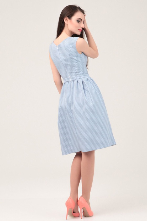 Женственное платье с принтом 1 - интернет-магазин Natali Bolgar