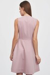 Платье пудрового цвета с поясом 2 - интернет-магазин Natali Bolgar