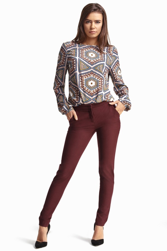 Блуза с этническим принтом 2 - интернет-магазин Natali Bolgar