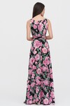 Длинное платье с принтом роз 2 - интернет-магазин Natali Bolgar