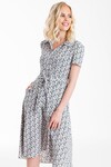 Платье с мелким цветочным принтом 1 - интернет-магазин Natali Bolgar