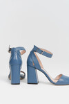 Босоножки голубого цвета 3 - интернет-магазин Natali Bolgar