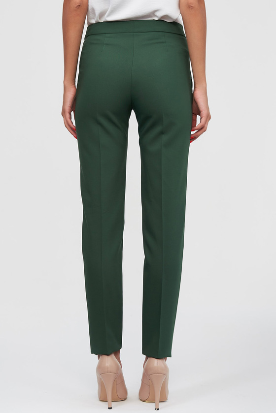Классические брюки со стрелками зеленого цвета 2 - интернет-магазин Natali Bolgar