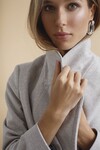 Двубортное пальто бежевого цвета 2 - интернет-магазин Natali Bolgar