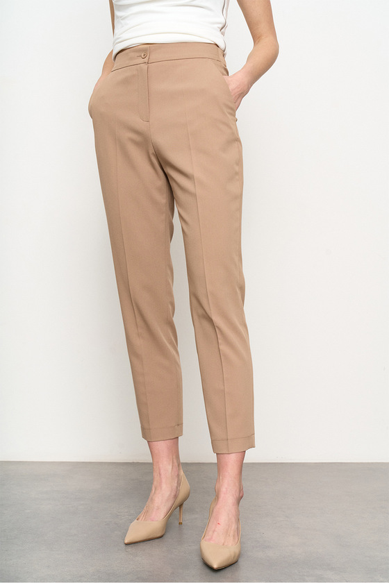 Бежевые брюки со стрелками 1 - интернет-магазин Natali Bolgar