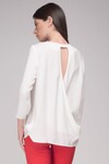 Свободная блуза белого цвета 1 - интернет-магазин Natali Bolgar