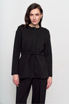 Трикотажна куртка чорного кольору 3 - интернет-магазин Natali Bolgar