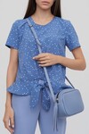 Прямоугольная сумочка василькового цвета 2 - интернет-магазин Natali Bolgar