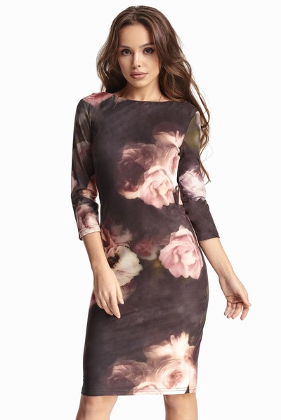 Платье с цветочным принтом  – Natali Bolgar