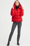 Куртка с капюшоном красного цвета - интернет-магазин Natali Bolgar