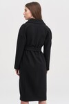 Пальто-халат черного цвета 5 - интернет-магазин Natali Bolgar