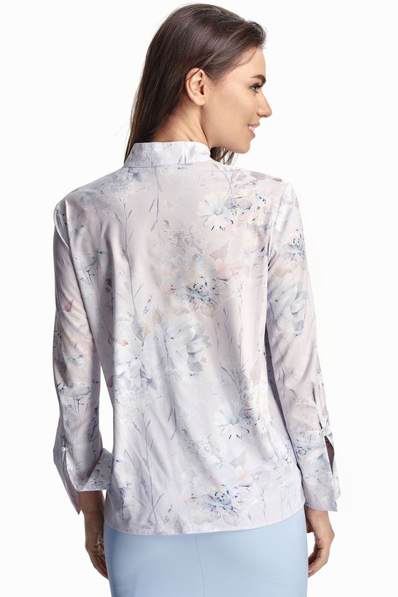 Блуза в цветочном принте 1 - интернет-магазин Natali Bolgar