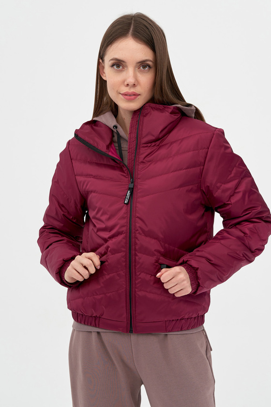 Куртка ягодного цвета - интернет-магазин Natali Bolgar