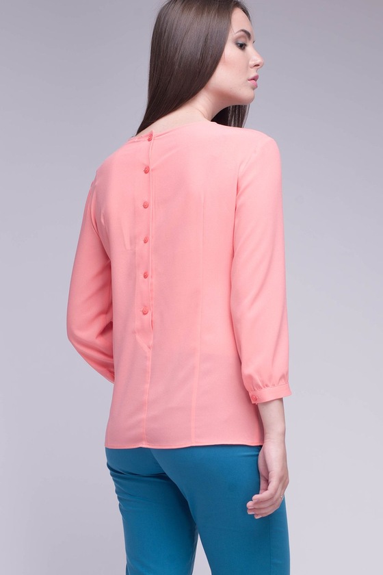 Блуза лососевого цвета 1 - интернет-магазин Natali Bolgar
