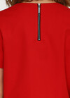 Блуза красного цвета 3 - интернет-магазин Natali Bolgar