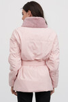 Куртка пудрового цвета с поясом 3 - интернет-магазин Natali Bolgar
