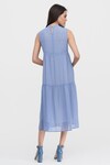 Платье голубого цвета в мелкий горох 2 - интернет-магазин Natali Bolgar